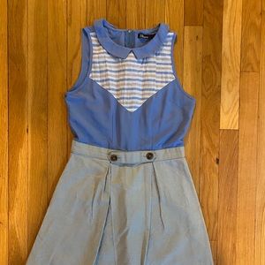 Mod collared dress